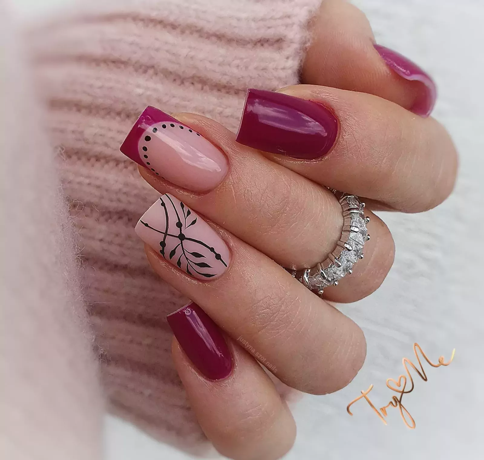 Lakier Hybrydowy Tryloveme Sweet Plum 067 - obrazek 4